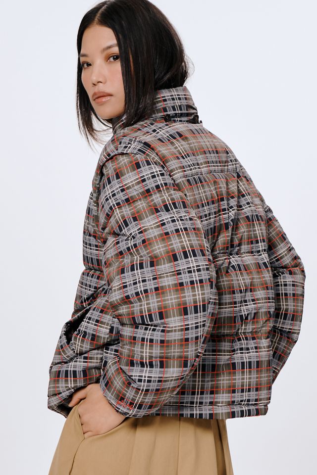 Damson Madder Hooded Pearl Hooded Puffer Coat #1