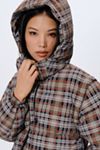 Damson Madder Hooded Pearl Hooded Puffer Coat