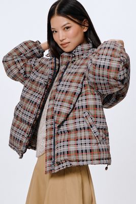Damson Madder Hooded Pearl Hooded Puffer Coat