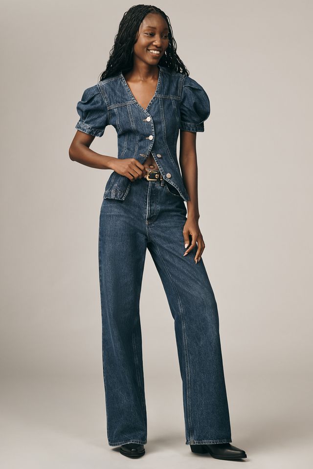 Damson Madder Denim Shell Top #2