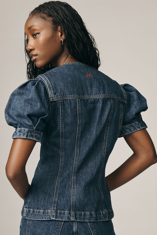 Damson Madder Denim Shell Top #3