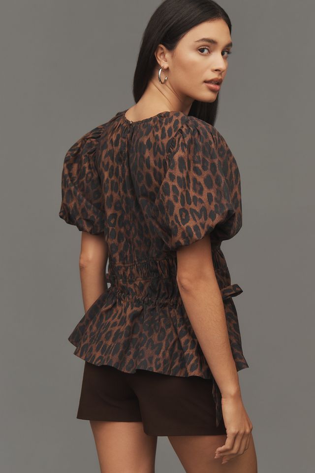 Damson Madder Hadley Short-Sleeve Blouse #1