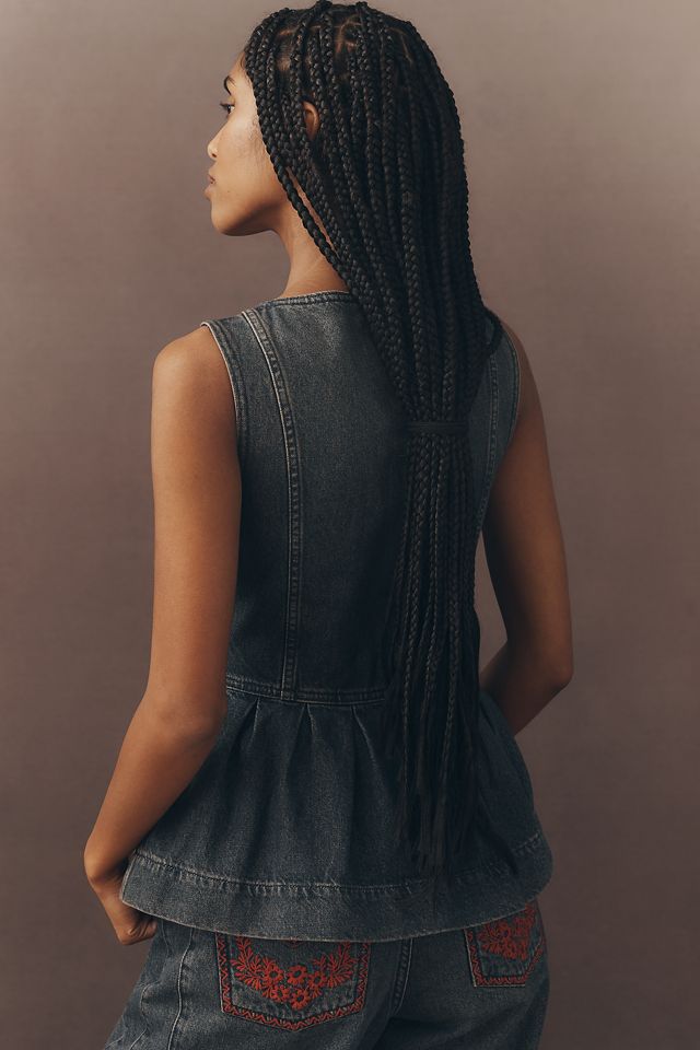 Damson Madder Mitzie Denim Tank Top | Anthropologie