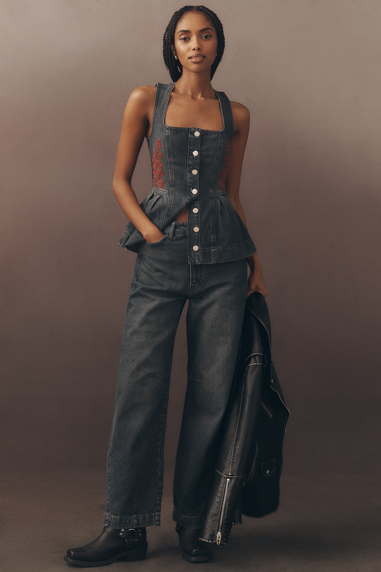 Damson Madder Mitzie Denim Tank Top