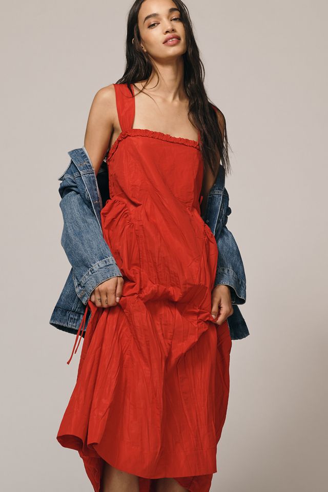 Damson Madder Elina Sleeveless Midi Dress | Anthropologie