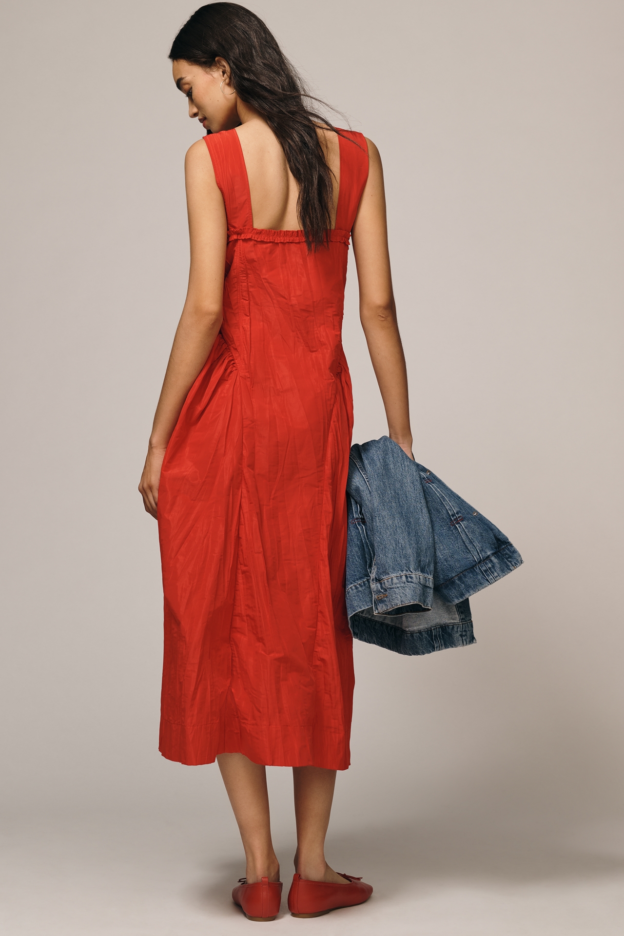 Damson Madder Elina Sleeveless Midi Dress