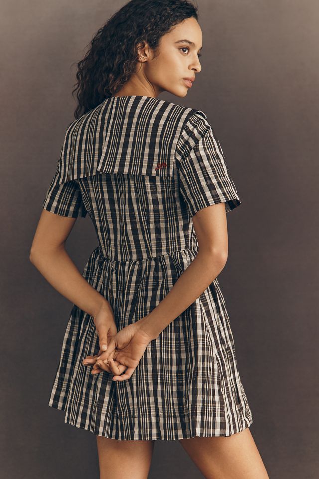 anthropologie damson madder mini dress Damson Madder Harlow Cotton Mini Dress