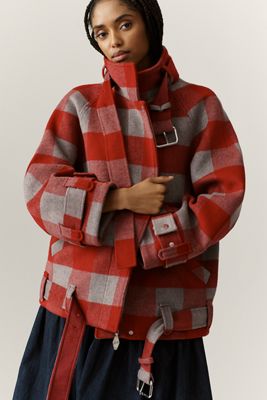 Damson Madder Mercedes Bow Reversible Trench Coat | Anthropologie