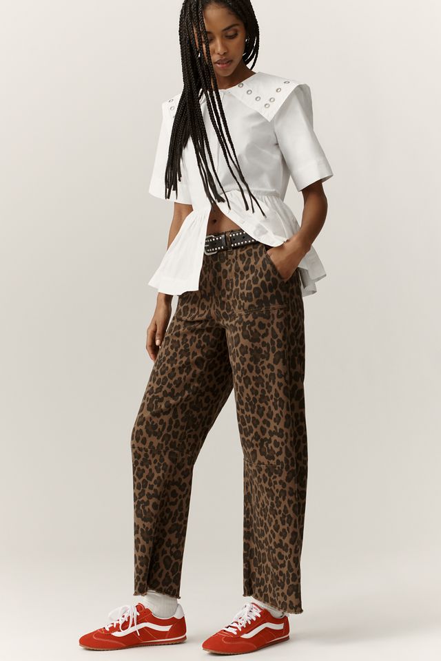 Damson Madder Cyrus Eyelet Organic Cotton Blouse | Anthropologie