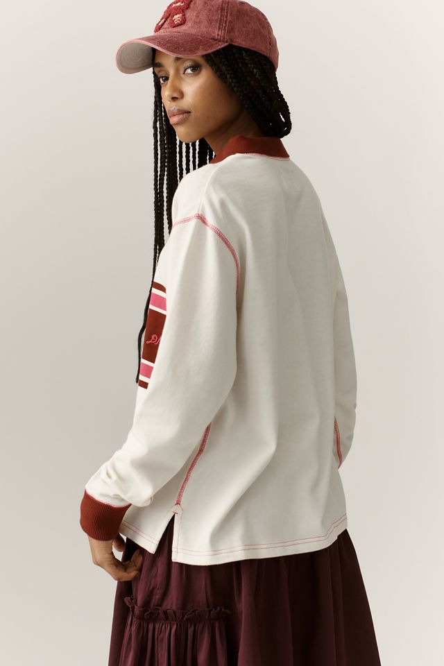 Damson Madder Olina Long-Sleeve Organic Cotton Pullover