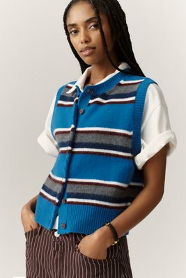 Laura Dalgaard Landscape Turtleneck Sweater Vest | Anthropologie