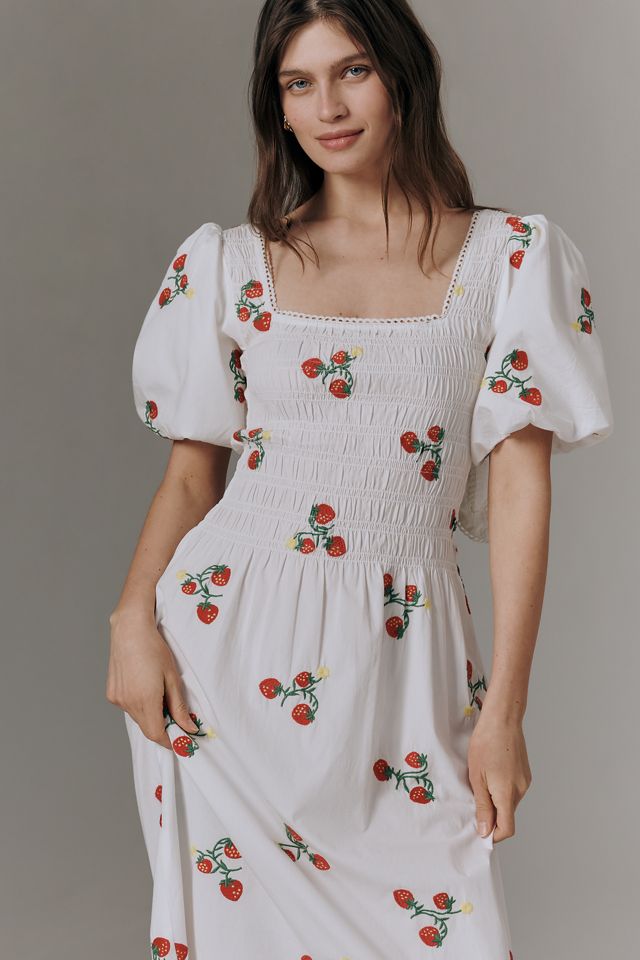 Damson Madder Lauren Midi Dress | Anthropologie