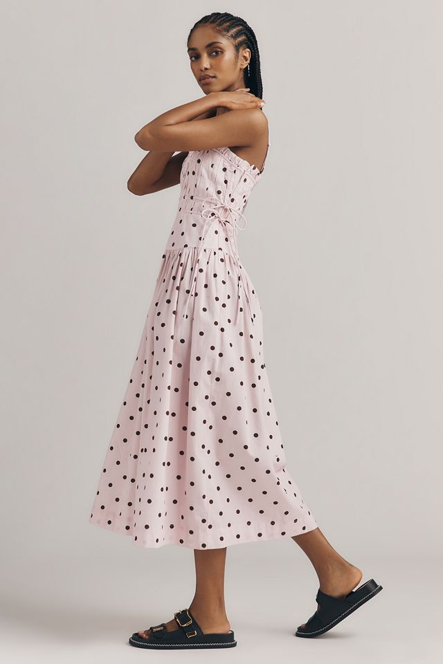 Damson Madder Keila Midi Dress | Anthropologie