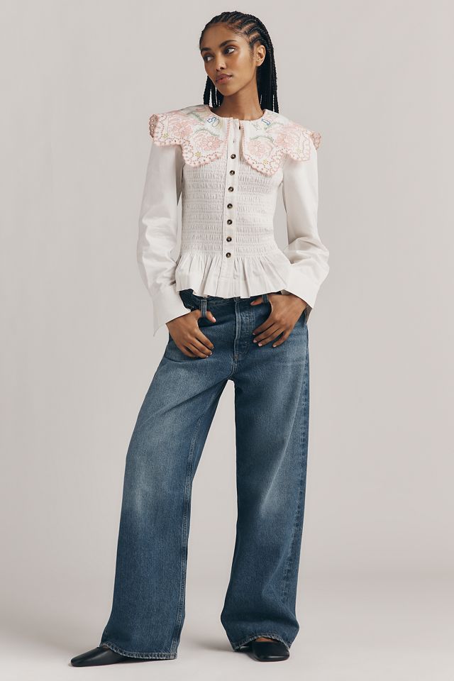 Damson Madder Fern Blouse | Anthropologie