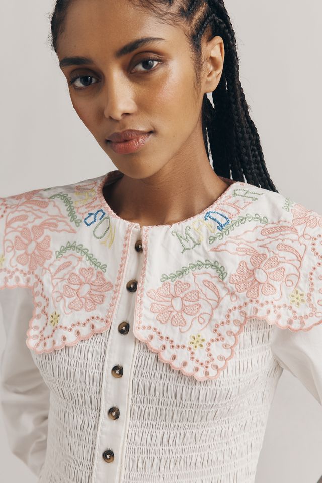 Damson Madder Fern Blouse | Anthropologie