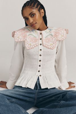 Bistro Festive Tile Stoneware Monogram Mug