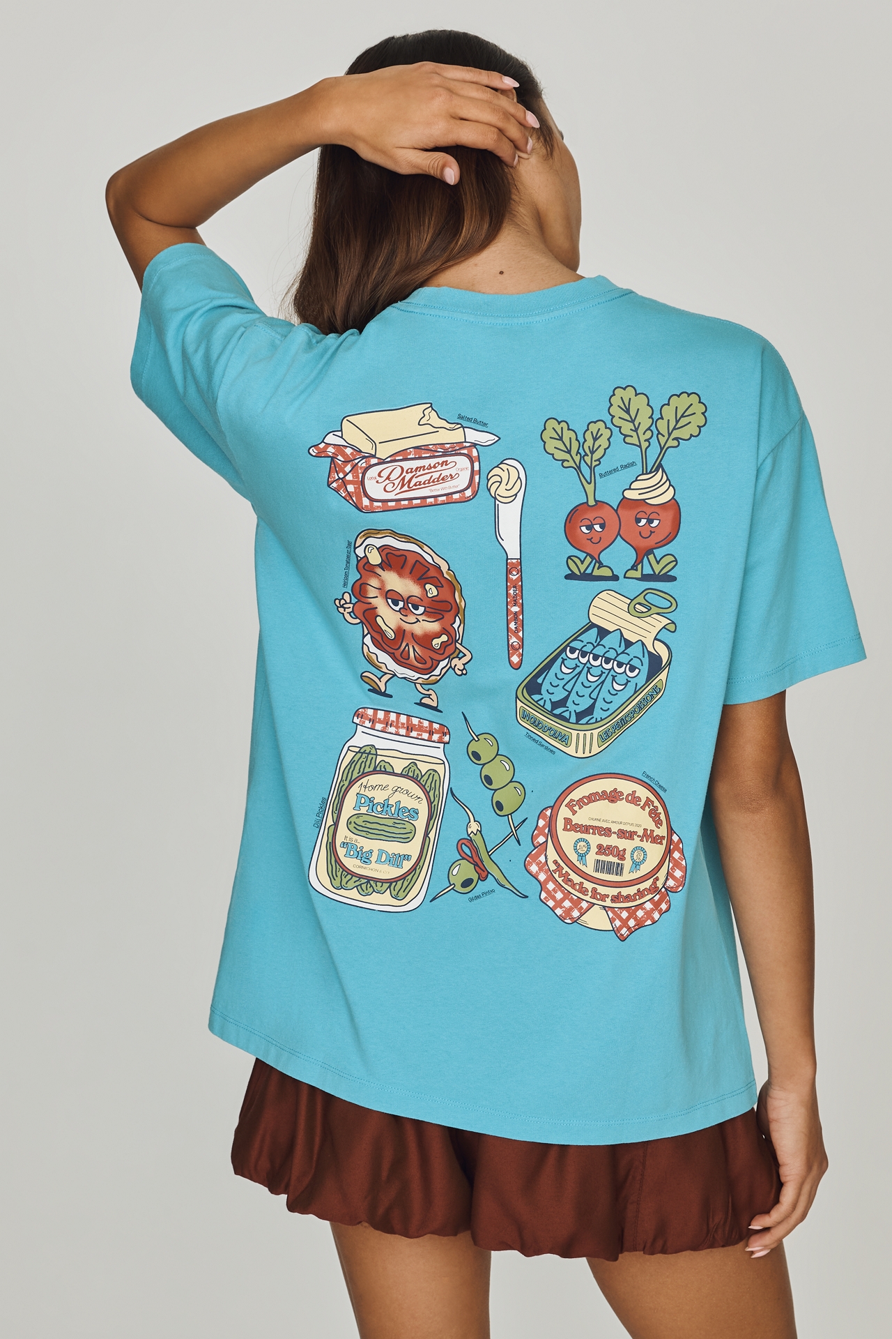 Damson Madder Snack Plate Cotton Graphic Tee