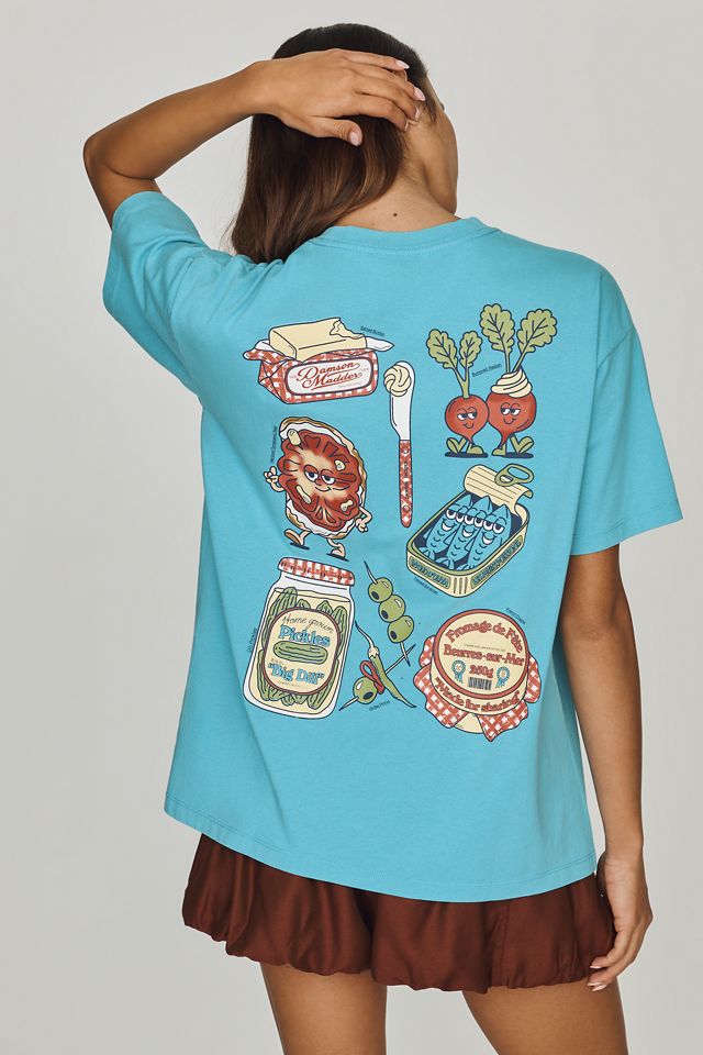 Damson Madder Snack Plate Cotton Graphic Tee | Anthropologie