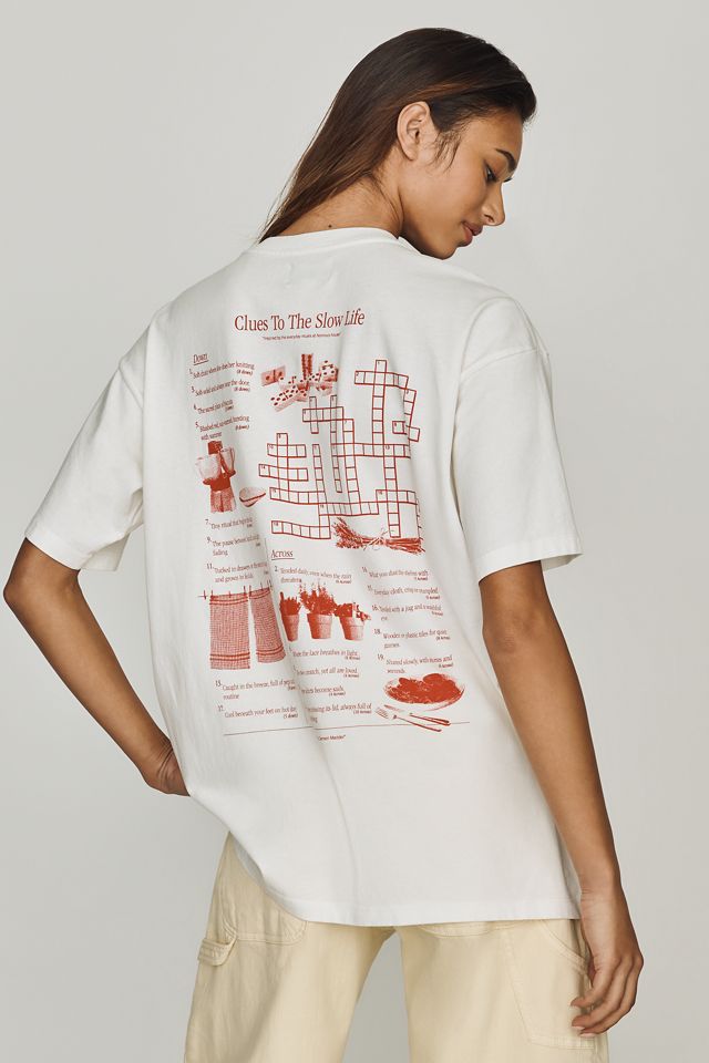 Damson Madder Slow Life Tee | Anthropologie