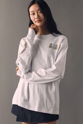 Damson Madder Organic Cotton Paper Girls Tee