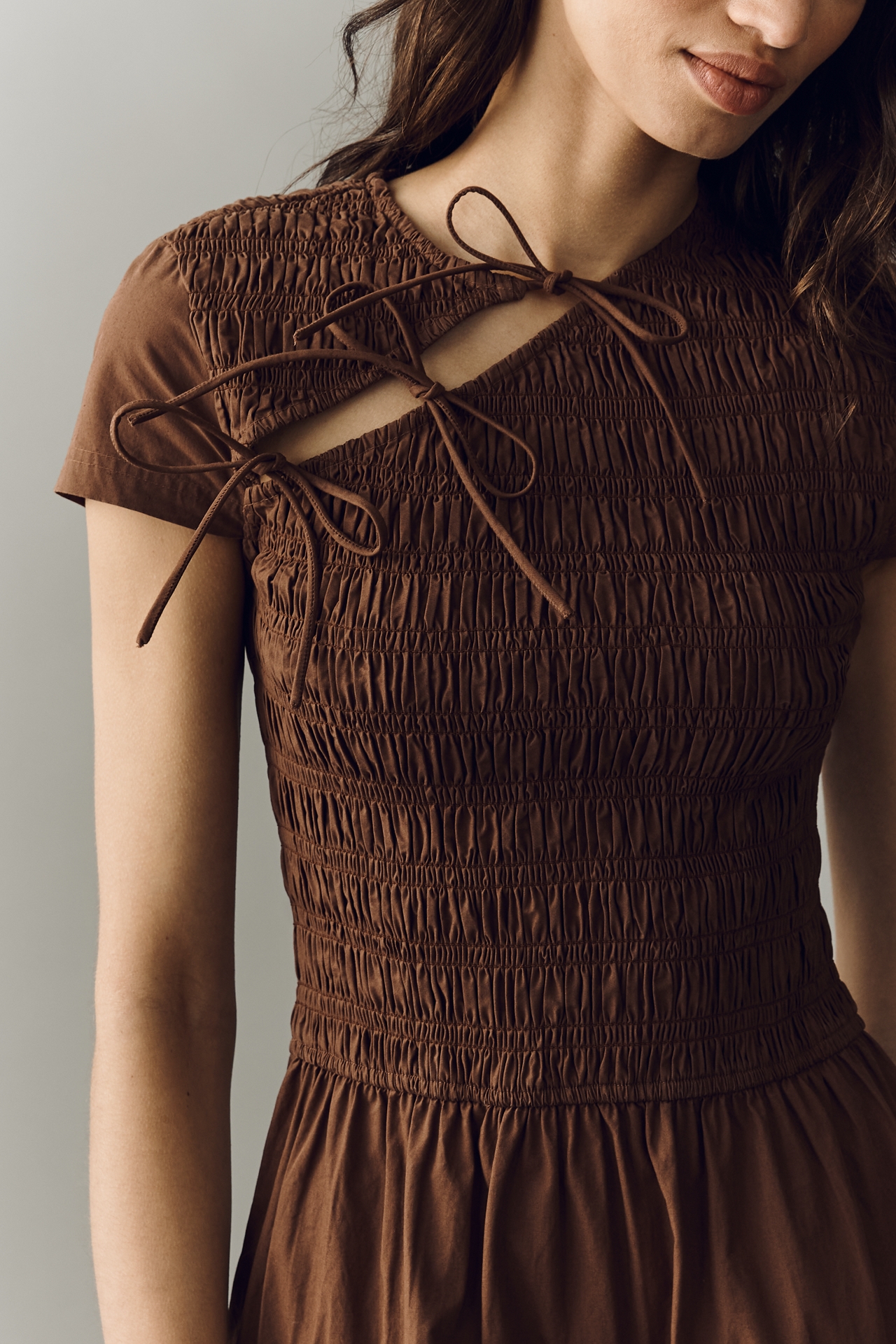 Damson Madder Ebba Organic Cotton Midi Dress