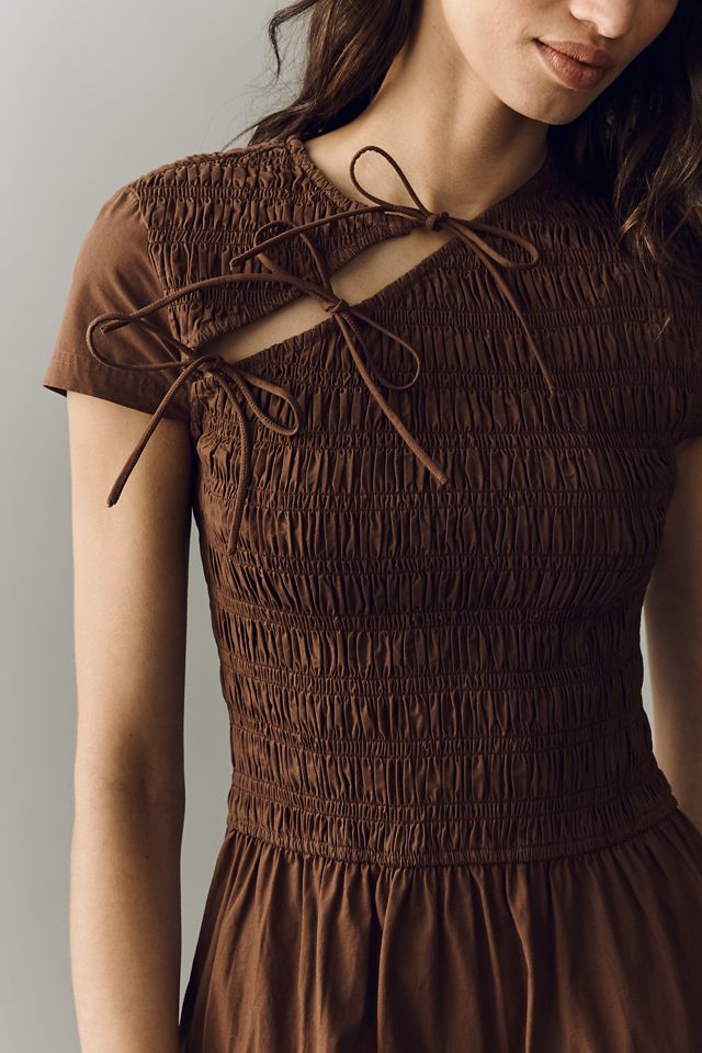 Damson Madder Ebba Organic Cotton Midi Dress | Anthropologie