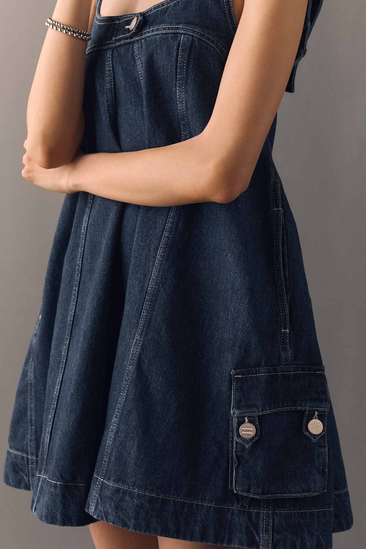 Damson Madder 100% Cotton Immy Mini Dress