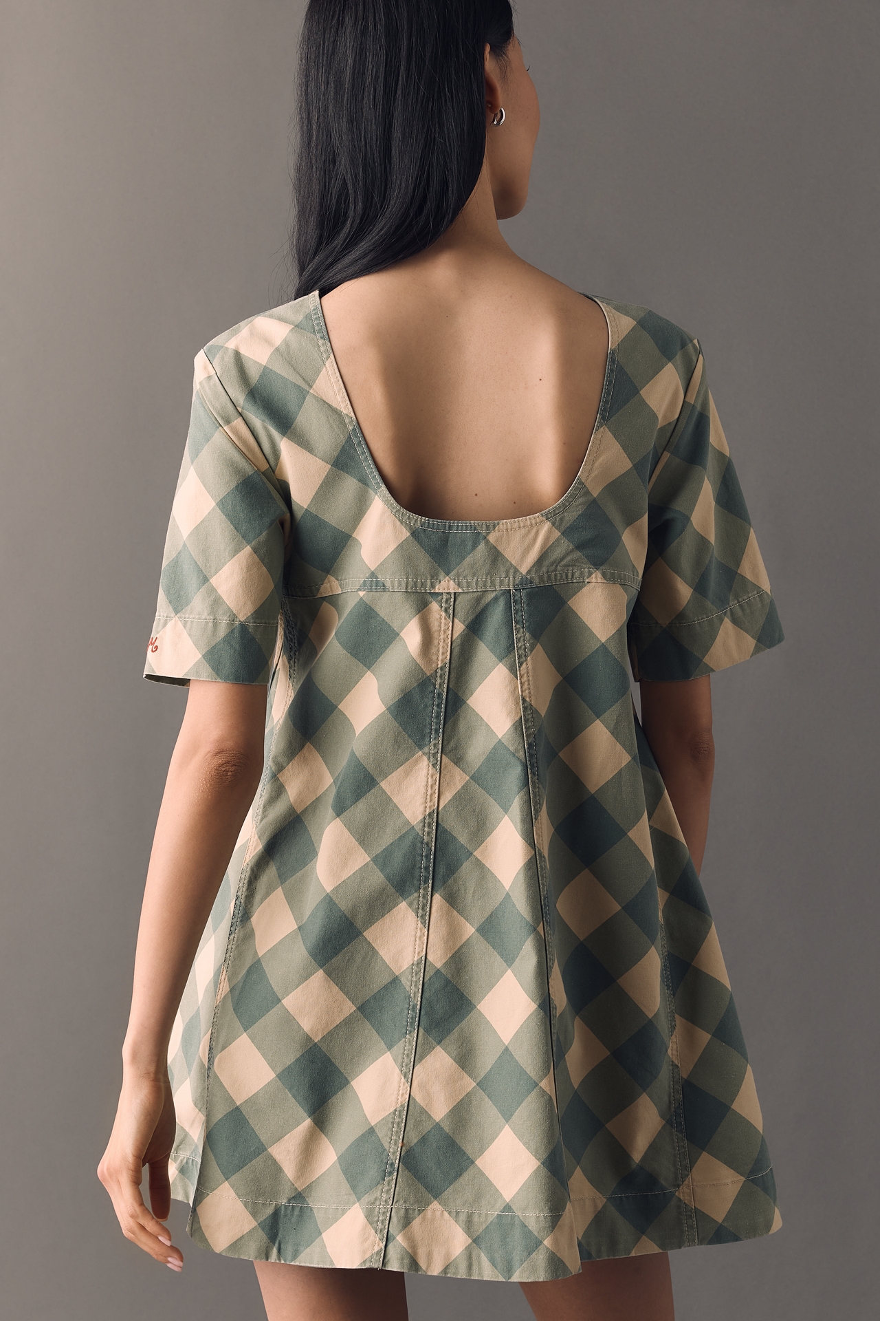 Damson Madder Bridget Organic Cotton Mini Dress