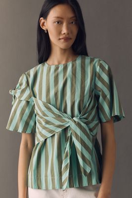 Damson Madder 100% Cotton Estelle Tee Blouse