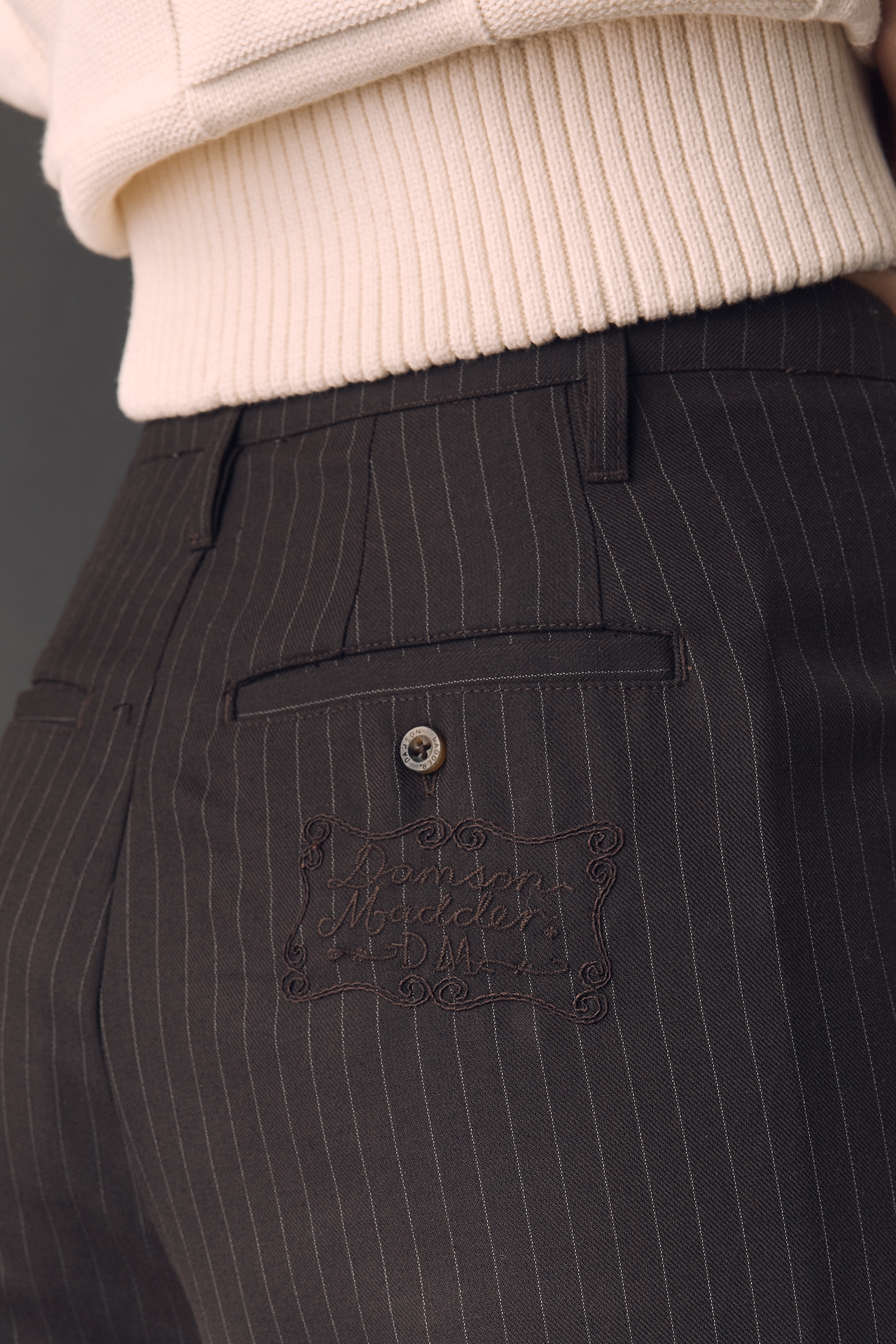 Damson Madder Fabia Wide-Leg Trousers