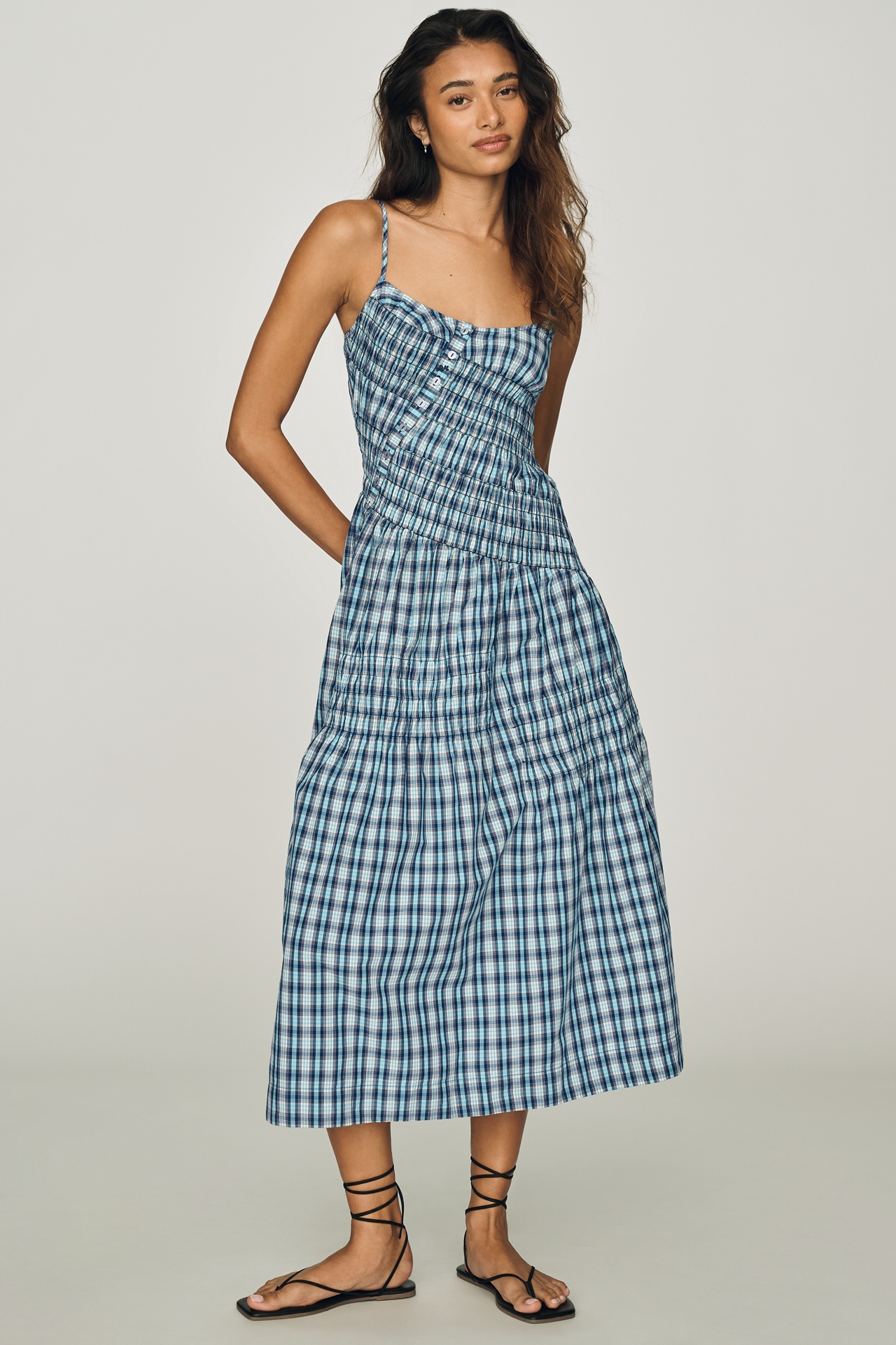 Damson Madder Lyra Midi Dress