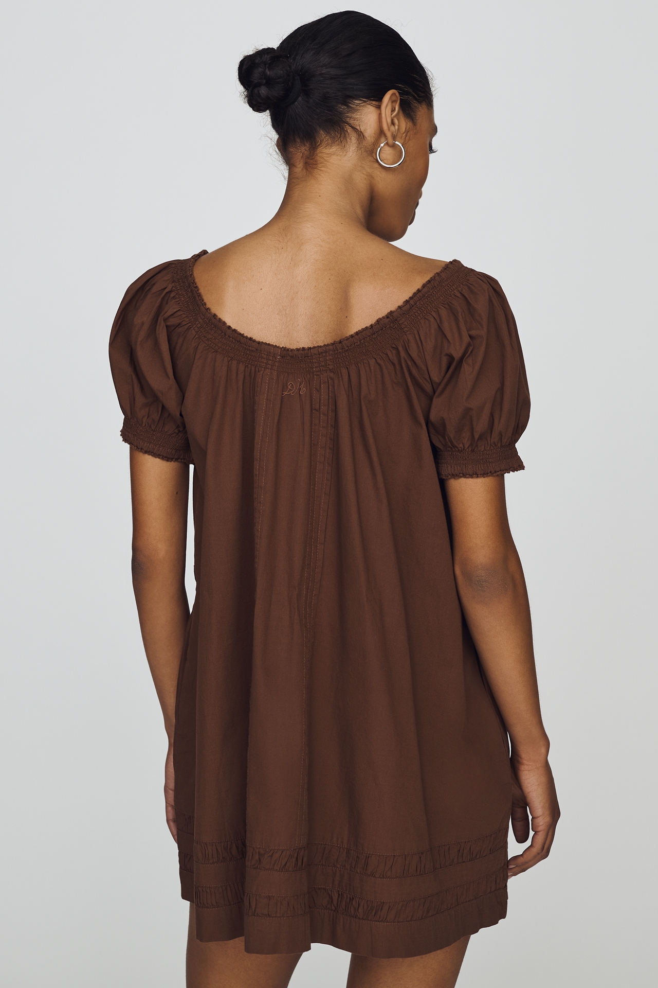 Damson Madder Jayne 100% Cotton Mini Dress