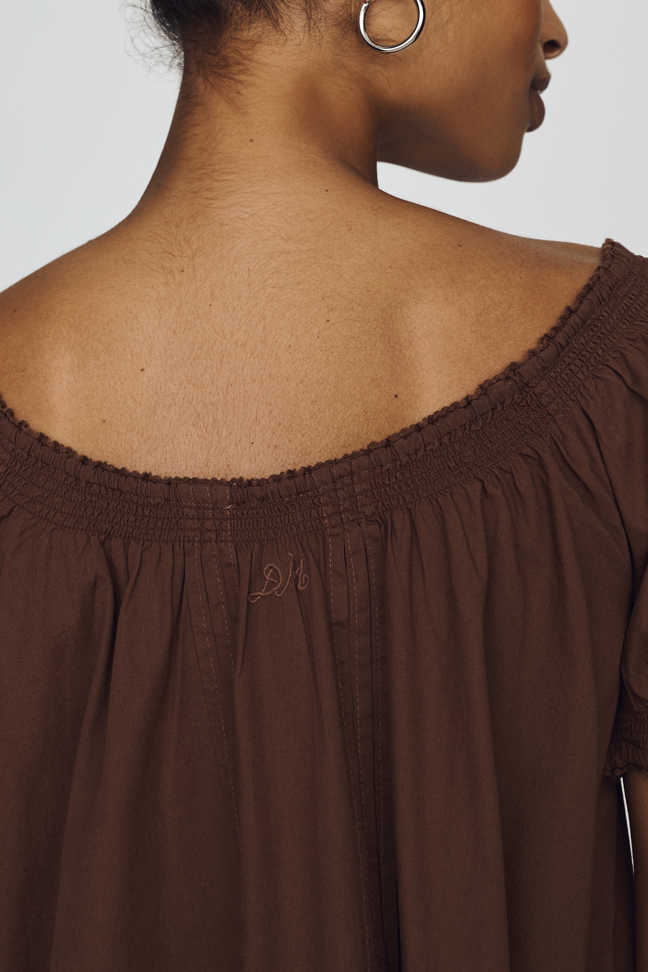 Damson Madder Jayne 100% Cotton Mini Dress