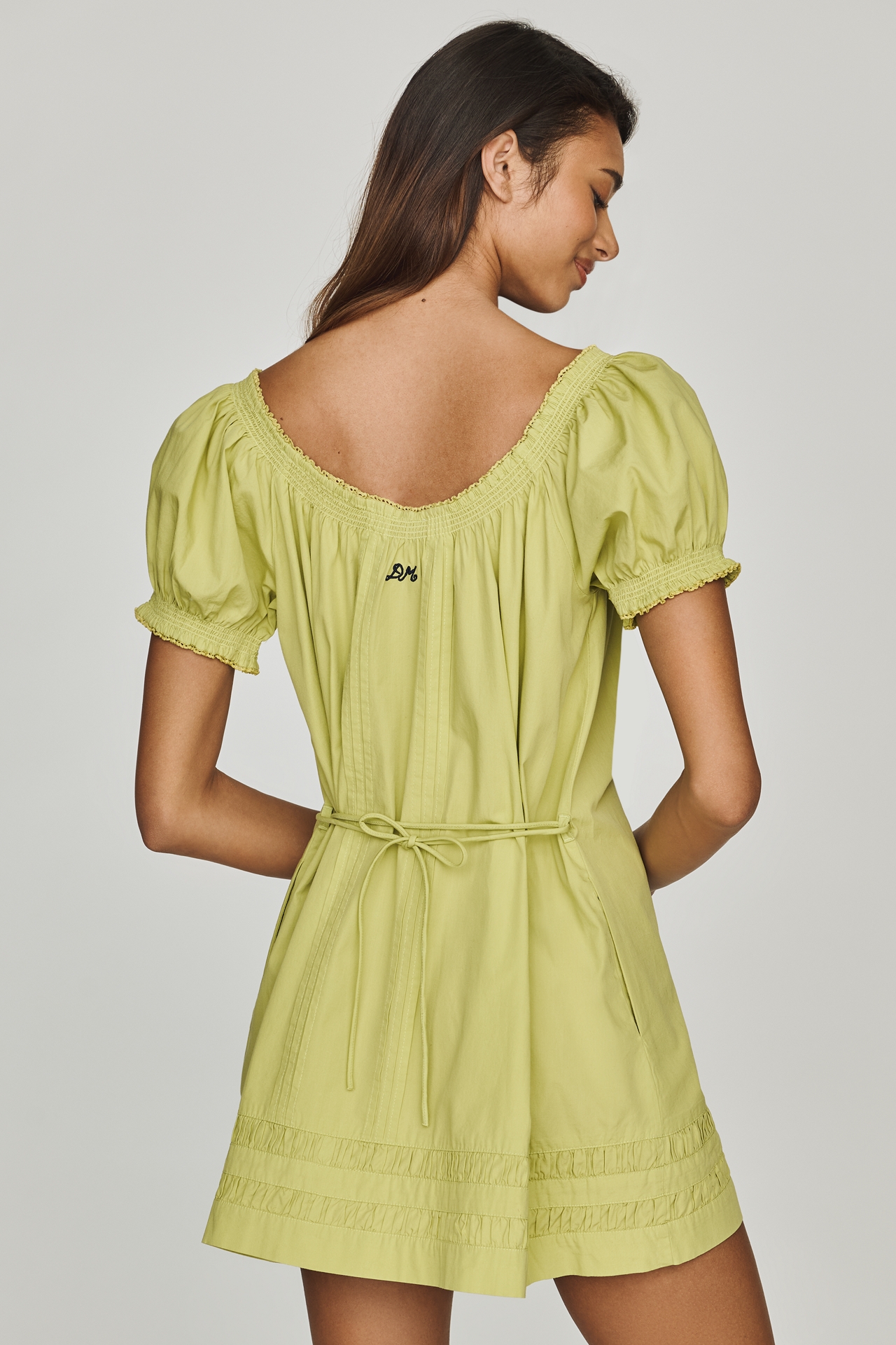 Damson Madder Jayne 100% Cotton Mini Dress