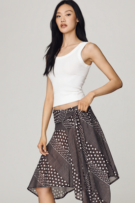 Damson Madder Parker Sash Skirt | Anthropologie