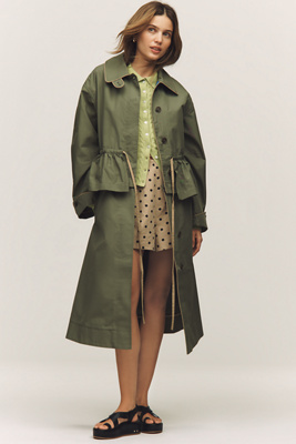Myrtle Convertible Trench Coat Jacket