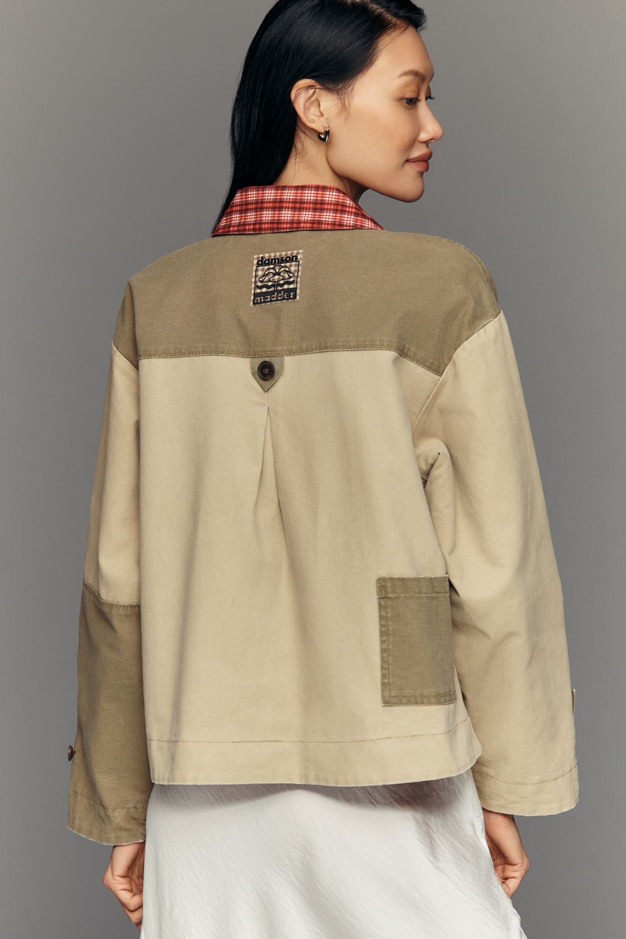 Damson Madder Marcelle Organic Cotton Barn Jacket