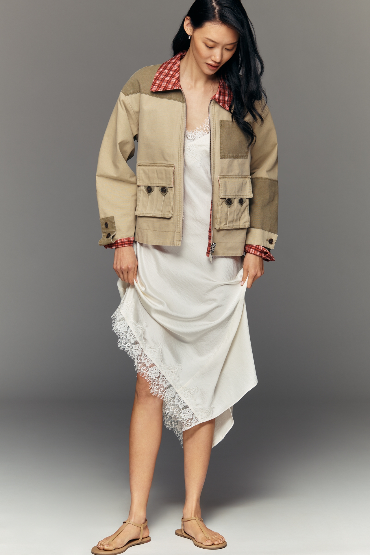 Damson Madder Marcelle Organic Cotton Barn Jacket