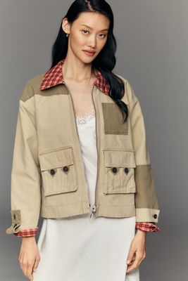 Damson Madder Marcelle Organic Cotton Barn Jacket