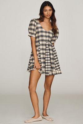 Damson Madder Sabina Cotton Mini Dress