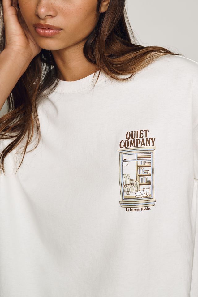 Damson Madder Quiet Company Cotton Tee #3
