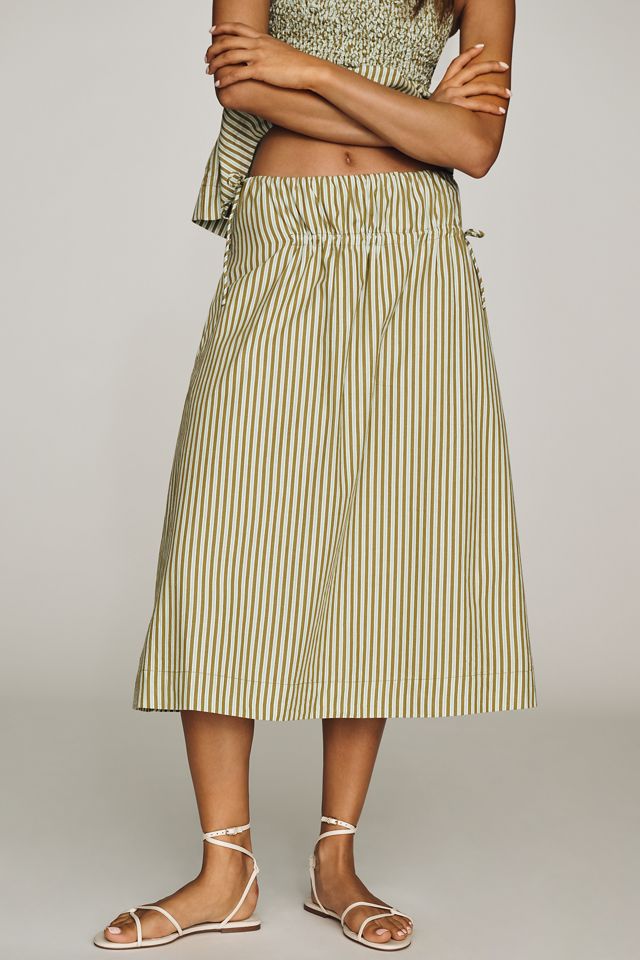 Damson Madder Caspia Cotton Midi Skirt #1