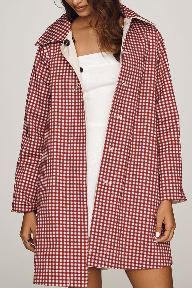 Damson Madder Mercedes Cotton Reversible Coat #3