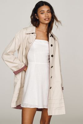 Damson Madder Mercedes Cotton Reversible Coat