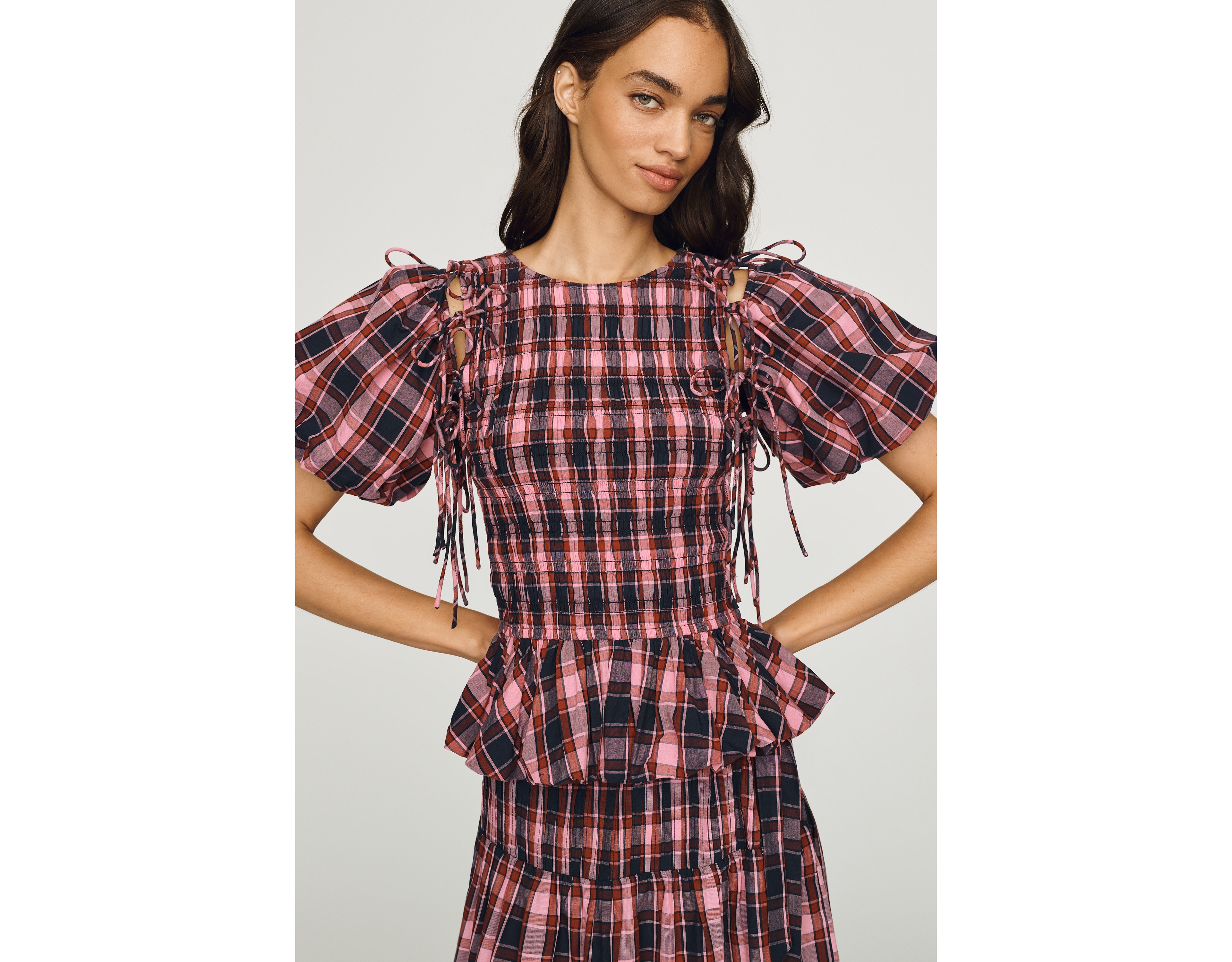 Damson Madder Becca 100% Cotton Blouse