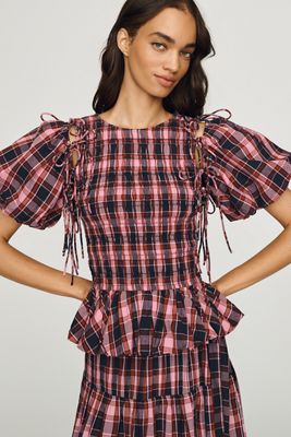 Damson Madder Becca 100% Cotton Blouse