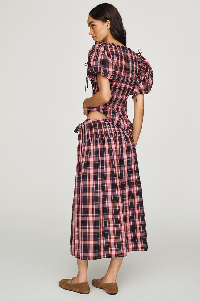 Damson Madder Josie 100% Cotton Midi Skirt #3