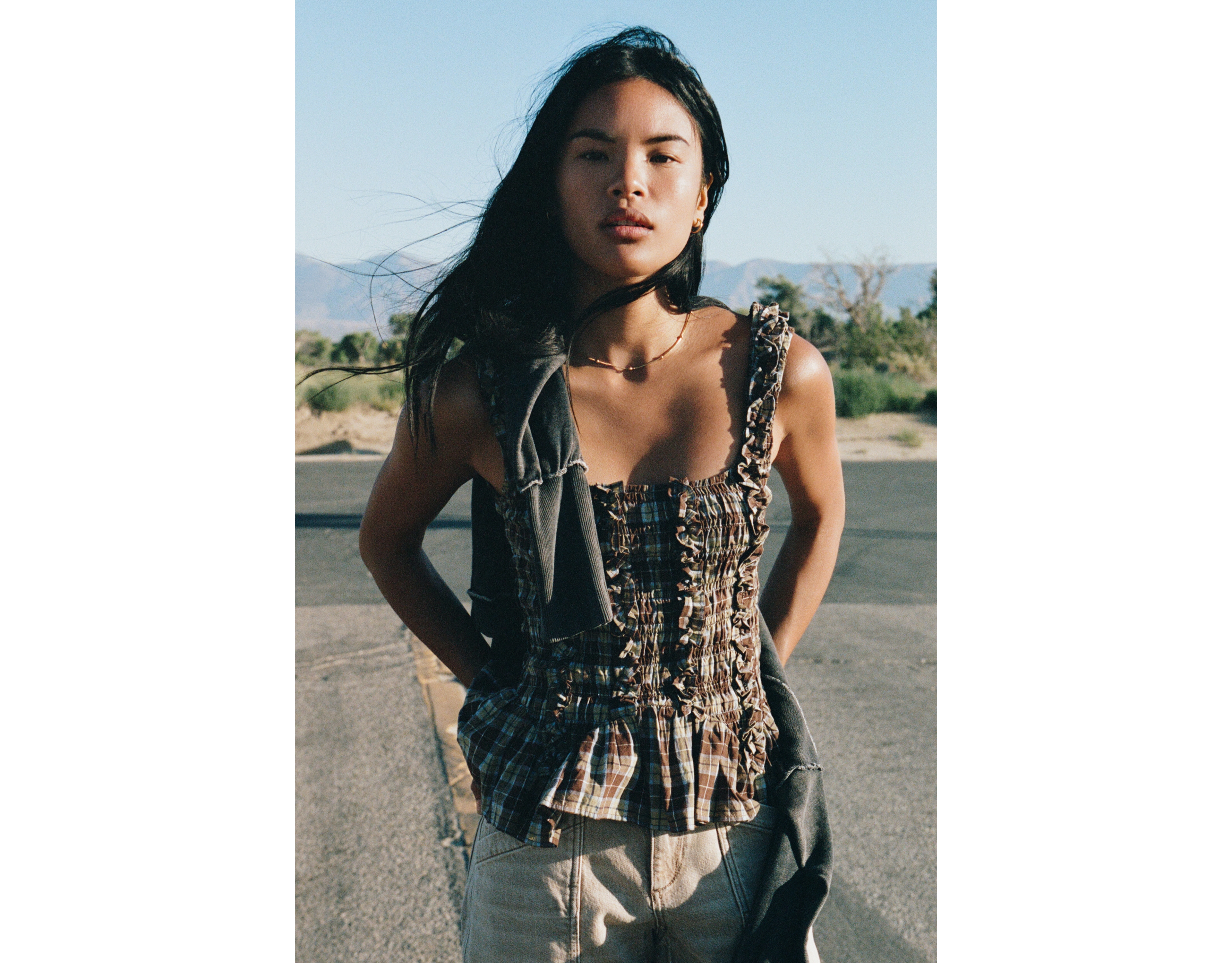 Damson Madder Raphi 100% Cotton Tank