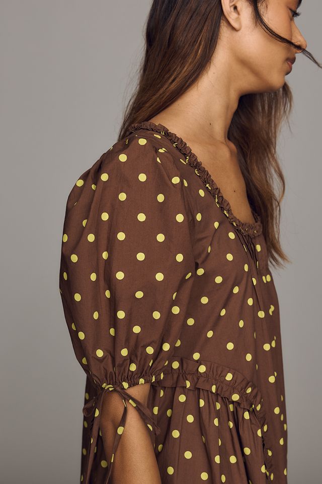 Damson Madder Meri Cotton Mini Dress #1