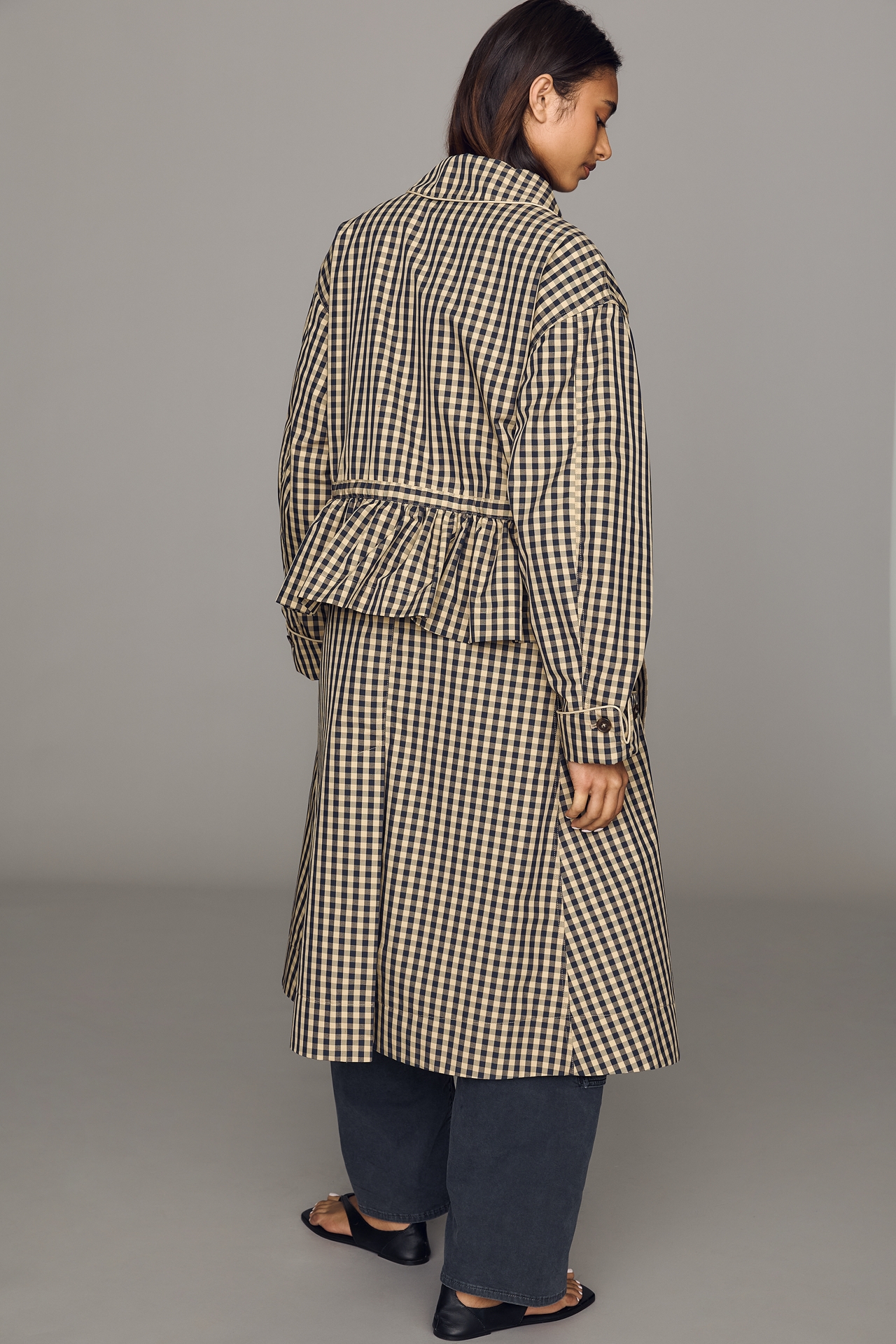 Damson Madder Myrtle Trench Coat